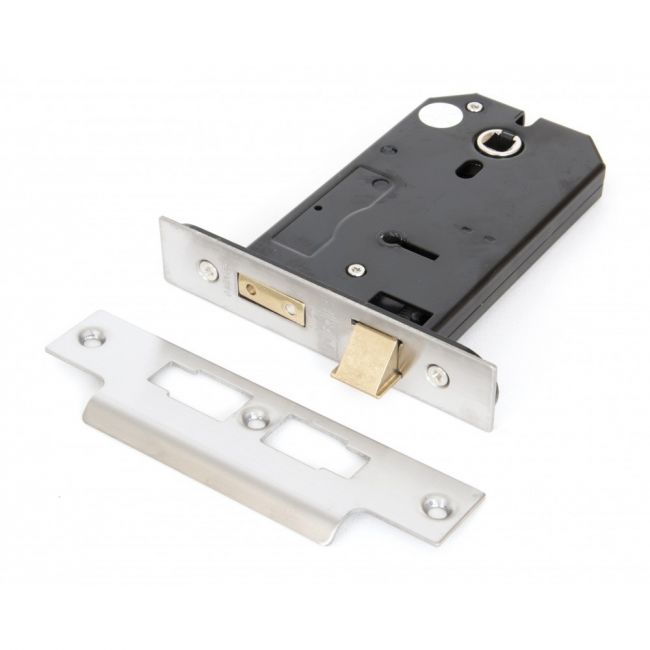 Stainless Steel Three Lever 5" Rim Lock Stainless Steel Three Lever 5" Rim Lock