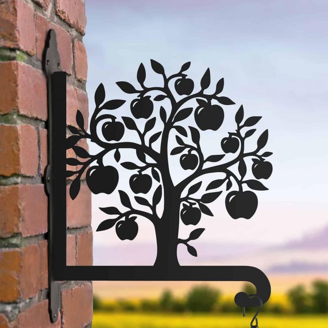 Steel Apple Tree Hanging Basket Bracket
