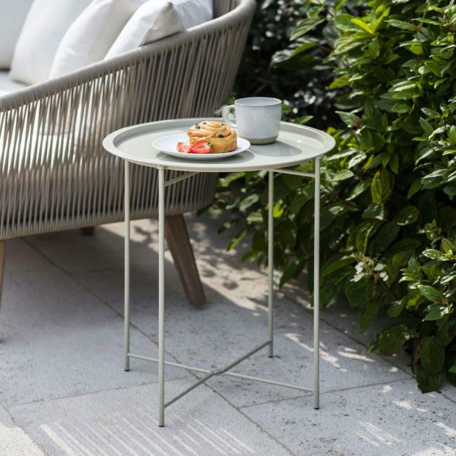 Steel Clay Side Table in Situ Steel Clay Side Table in Situ