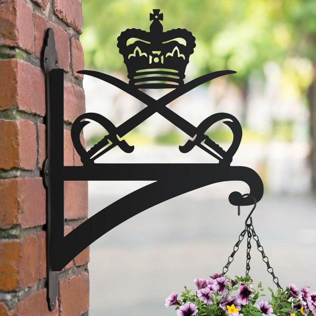 Steel Royal Army Physical Training Corps Hanging Basket Bracket