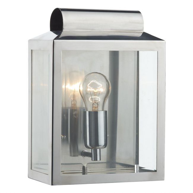 "Stonehurst" Wall Light in Polished Steel "Stonehurst" Wall Light in Polished Steel