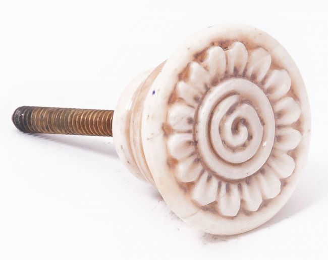 Swirled Flower Designer Cabinet Knob Swirled Flower Designer Cabinet Knob