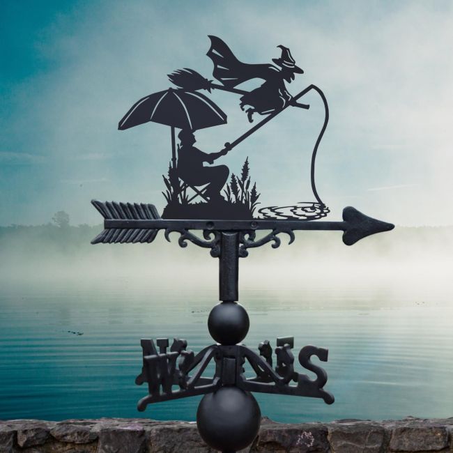 The Fisherman & The Witch Weathervane The Fisherman & The Witch Weathervane