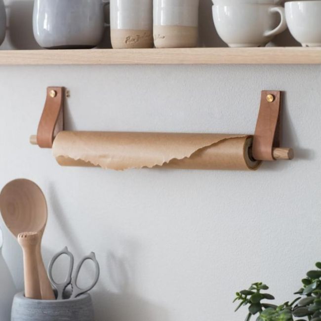 Wall Mounted Kitchen Towel Rail in Situ Wall Mounted Kitchen Towel Rail in Situ