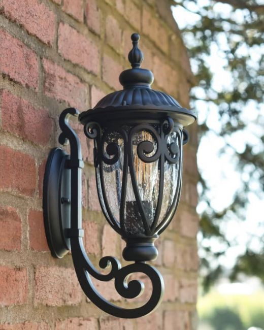 Traditional "Cropley" Bottom Fix Garden Wall Light Main Traditional "Cropley" Bottom Fix Garden Wall Light Main