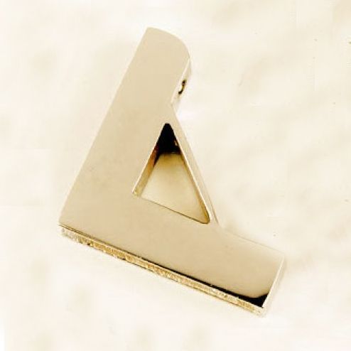 Small Brass Unhinged Triangle Carpet Bracket Small Brass Unhinged Triangle Carpet Bracket