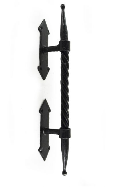 twisted iron medieval door pull twisted iron medieval door pull