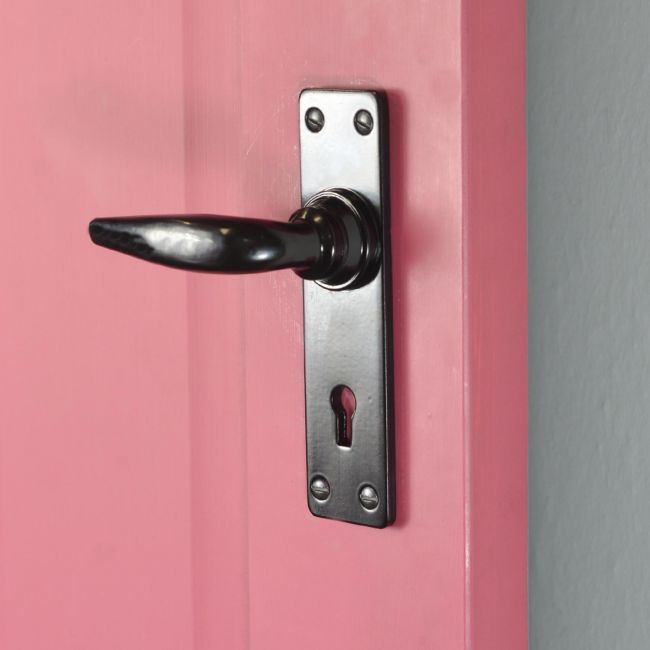 Smooth Lever Lock Set Matte Black Smooth Lever Lock Set Matte Black