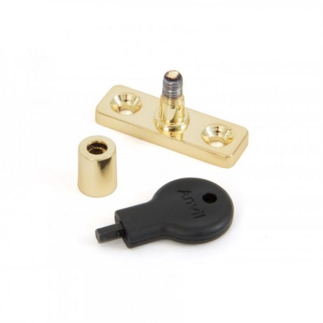 Locking Stay Pin Finished in Polished Brass Locking Stay Pin Finished in Polished Brass