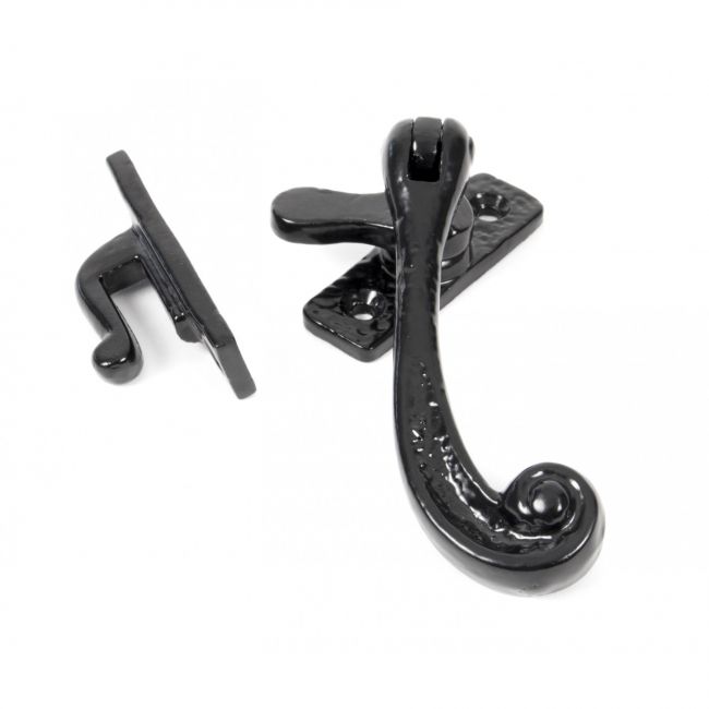 Scrolled Antique Black Window Fastener Scrolled Antique Black Window Fastener