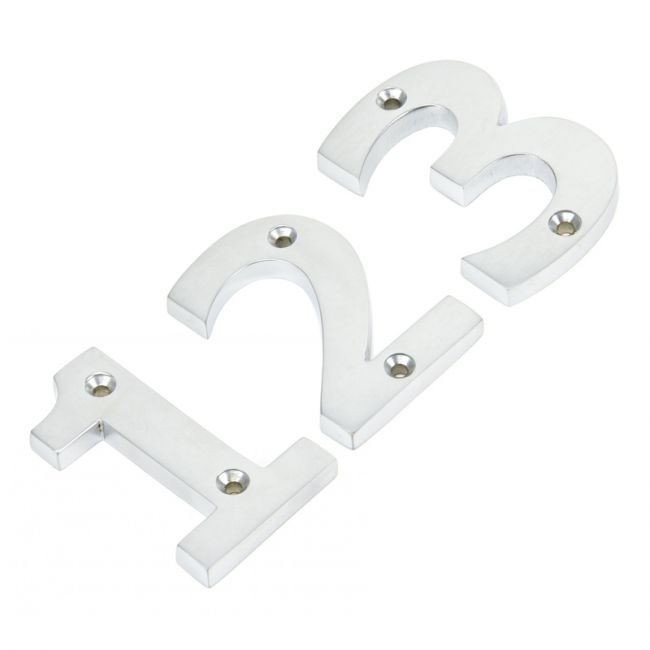 Satin Chrome Numerals Satin Chrome Numerals