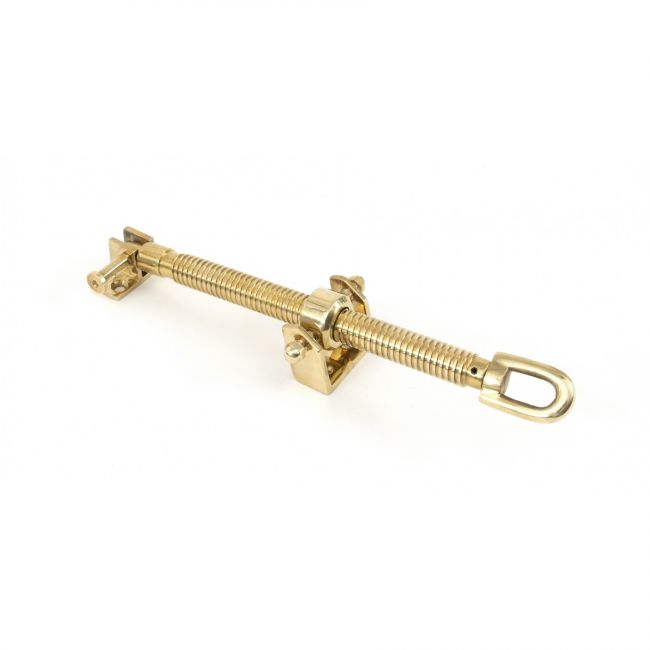 Telescopic Polished Brass Screw Jack 