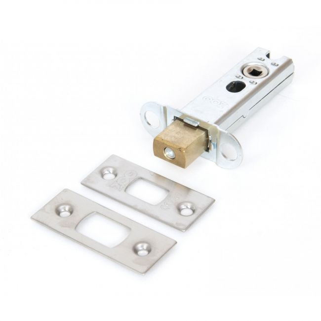 Satin Stainless Steel Heavy Duty Tubular Deadbolt - 3" Main View Satin Stainless Steel Heavy Duty Tubular Deadbolt - 3" Main View