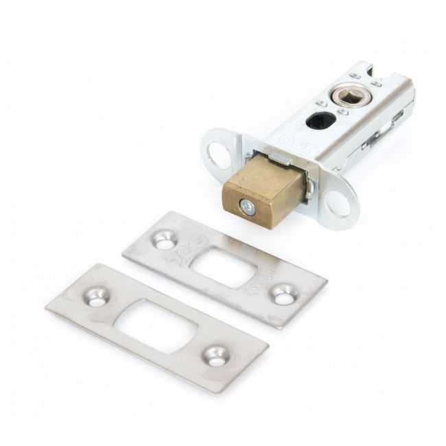 Satin Stainless Steel Heavy Duty Tubular Deadbolt - 2" Main View Satin Stainless Steel Heavy Duty Tubular Deadbolt - 2" Main View