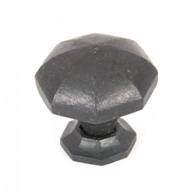 Steel Beeswax Octagonal Cabinet Knob - 32mm