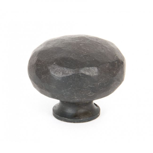 Hammered Steel Cabinet Knob - 33mm