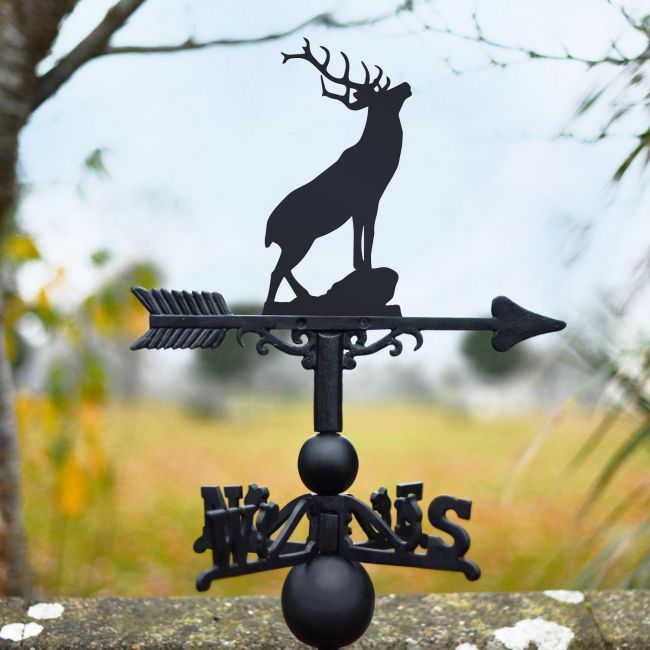 Stag Motif on Weathervane Stag Motif on Weathervane