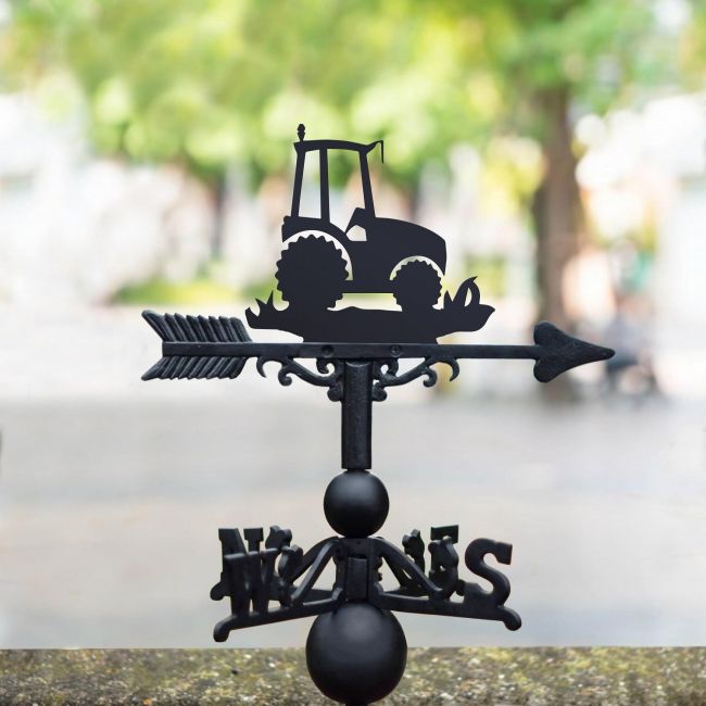 Weathervane with Tractor Design Weathervane with Tractor Design