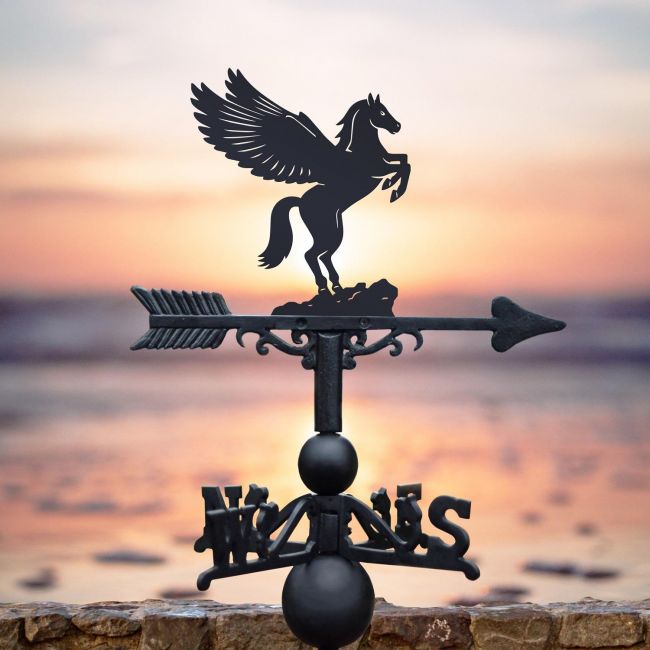 Papillion dog Weathervane Made From Cast Iron Papillion dog Weathervane Made From Cast Iron