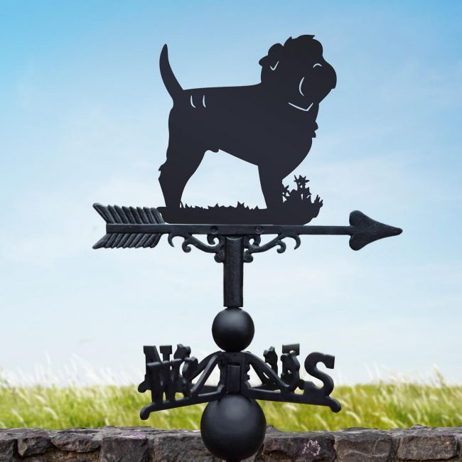 Black Affenpinscher Weathervane 
