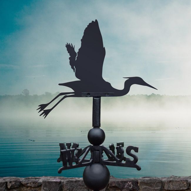 Flying Heron Weathervane Flying Heron Weathervane