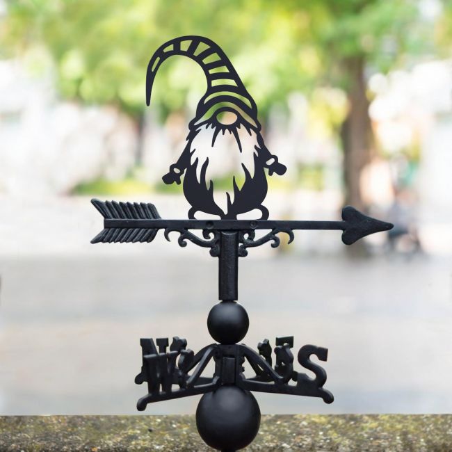 Gonk with Striped Hat Weathervane Gonk with Striped Hat Weathervane