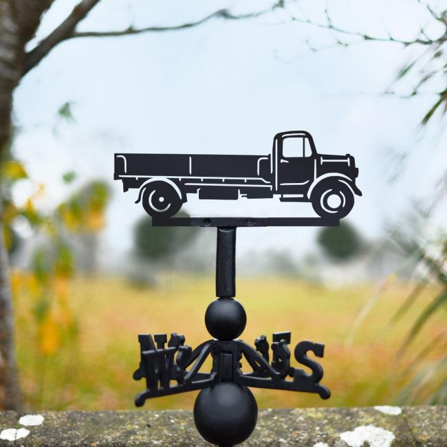 Bedford O-Type Lorry Steel and Cast Iron Weathervane Bedford O-Type Lorry Steel and Cast Iron Weathervane