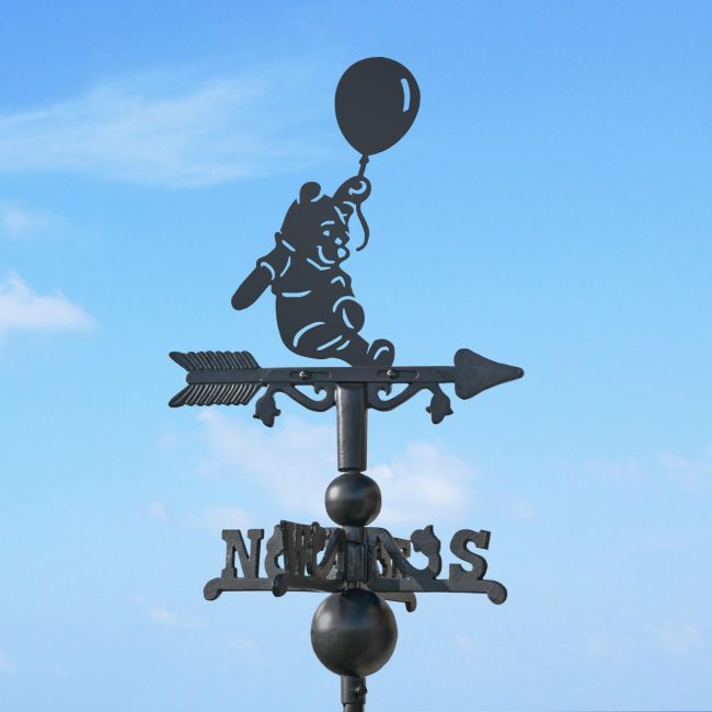 Bear & Balloon on Mini Weathervane Bear & Balloon on Mini Weathervane