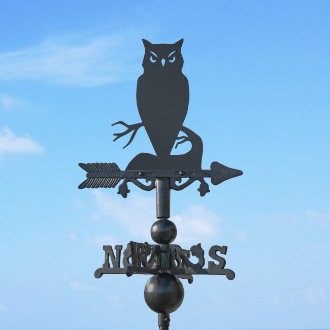 Owl on Mini Weathervane Owl on Mini Weathervane