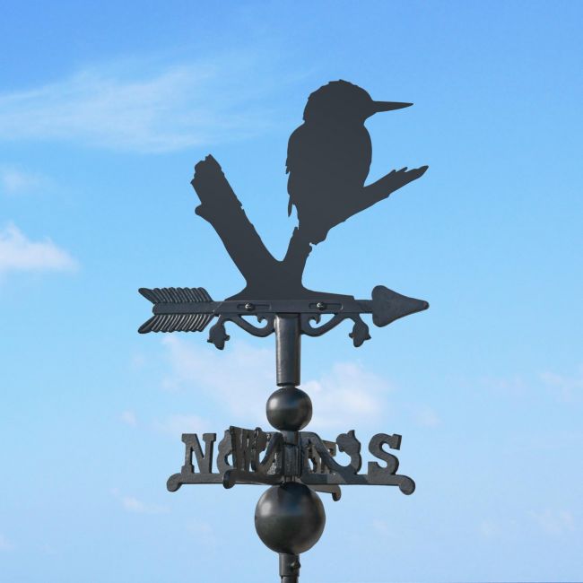 Kingfisher on Mini Weathervane Kingfisher on Mini Weathervane