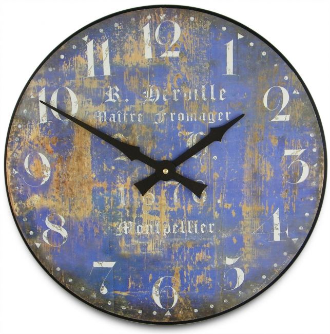 Vintage Design "Montpellier" Cheesemaker"s Wall Clock