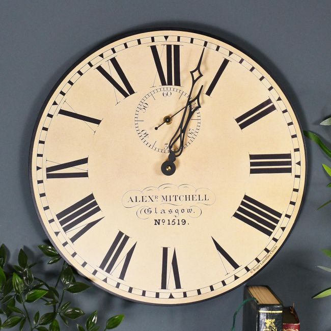 Traditional kitchen wall mounted clock 