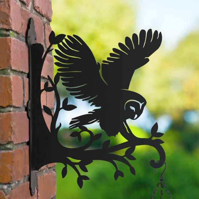 Barn Owl Hanging Basket Bracket Barn Owl Hanging Basket Bracket