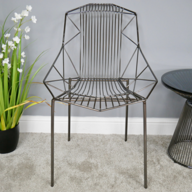Art Deco Chrome Armchair 