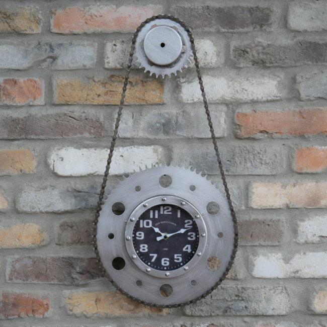 Metal Bike Chain Clock Metal Bike Chain Clock