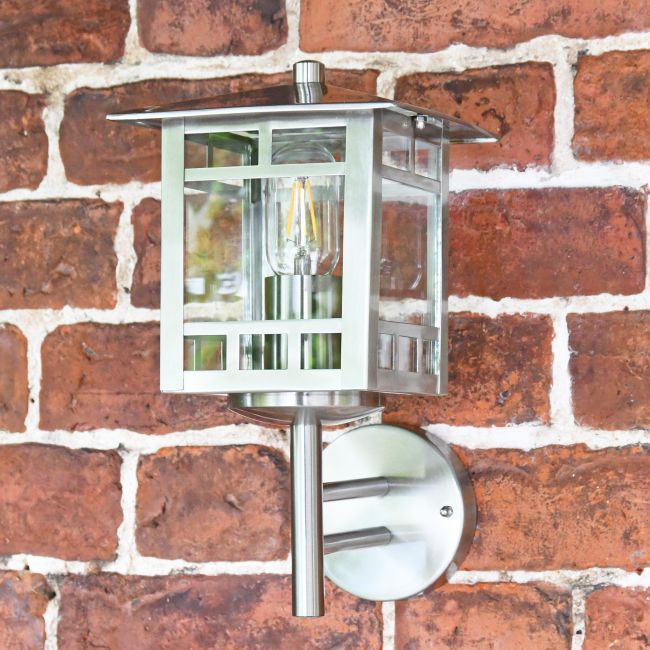 Stainless Steel Wall Lantern 