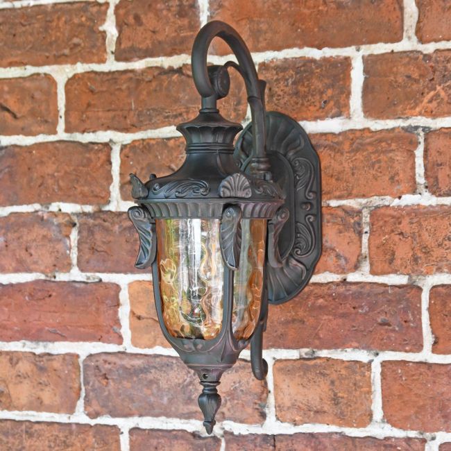 "Pennsylvania" Antique Bronze Ornate Standard Top Fix Lantern 