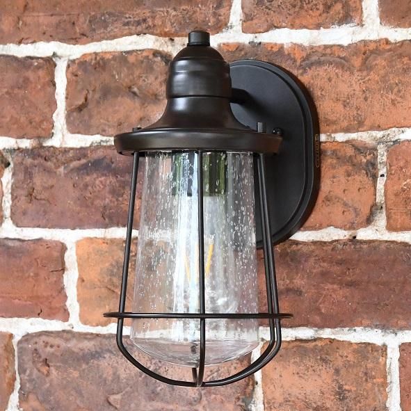 Antique Bronze Standard Nautical Wall Lantern Antique Bronze Standard Nautical Wall Lantern