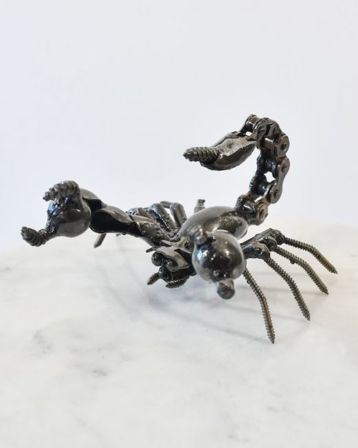"Viper" the Recycled Metal Scorpion Sculpture "Viper" the Recycled Metal Scorpion Sculpture