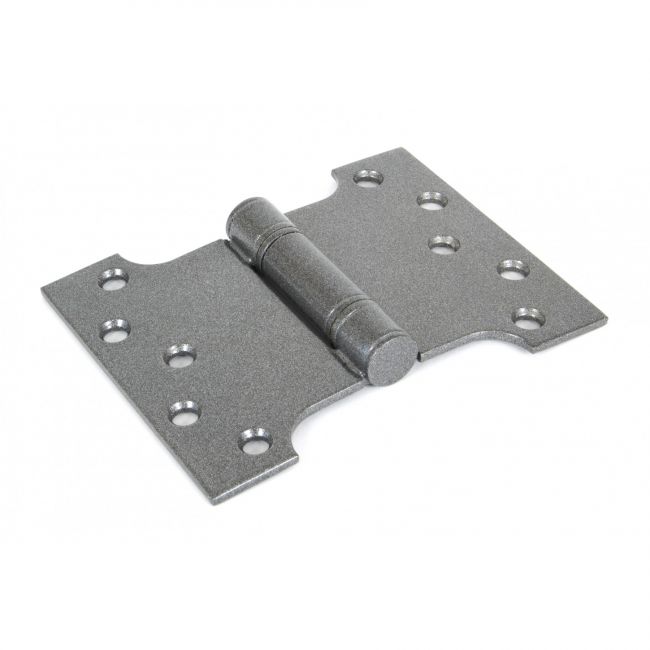 Wide Pewter Parliament Hinge Pair