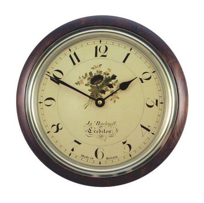 "Wild Flower" Traditional Wall Clock "Wild Flower" Traditional Wall Clock