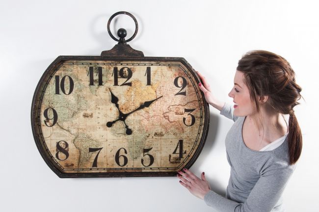 “Mariners Map” Wall Clock “Mariners Map” Wall Clock
