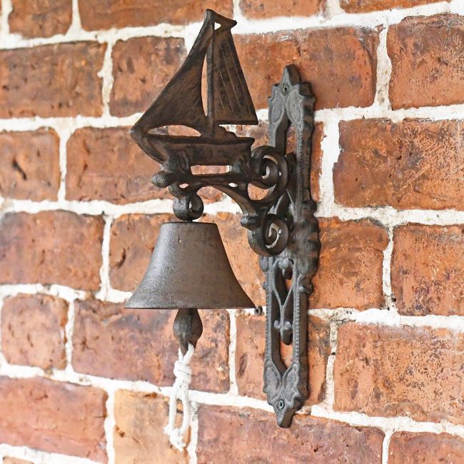 Rustic Garden Bell - Sailboat Rustic Garden Bell - Sailboat