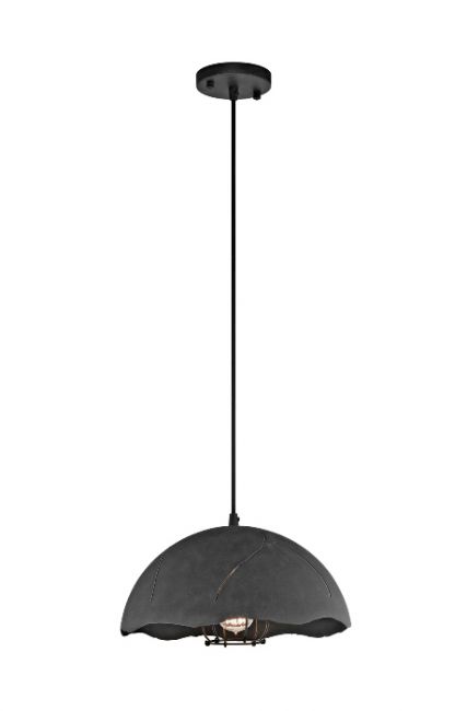 "Ackringcombe" Zinc Ceiling Fixture With Caged Light "Ackringcombe" Zinc Ceiling Fixture With Caged Light