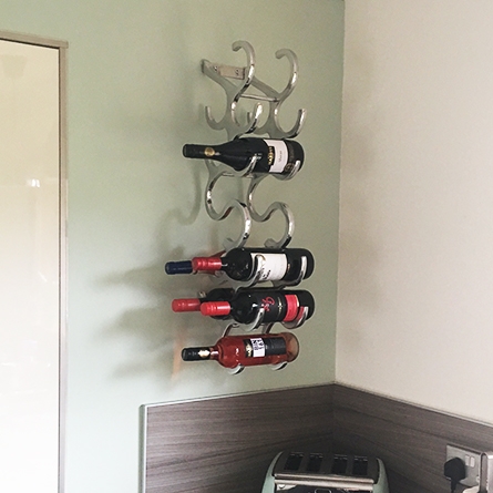 10-bottle wine rack