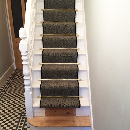 Brass stair rods