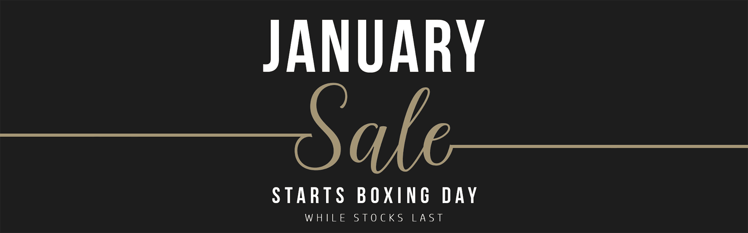 January Sale January Sale