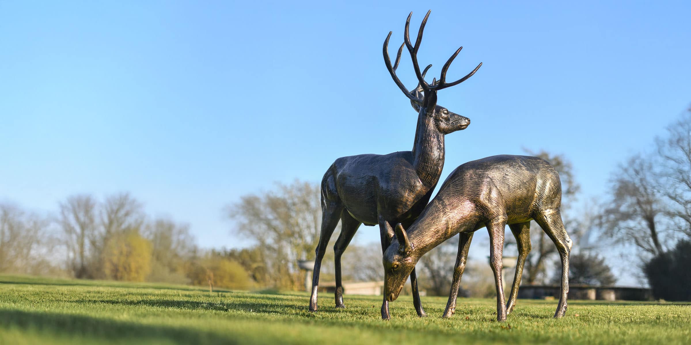 Stag & Deer Sculpture Collection