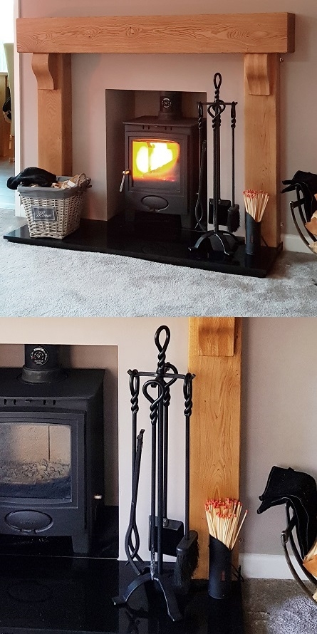 Blacksmith Twist Fireplace Companion Set
