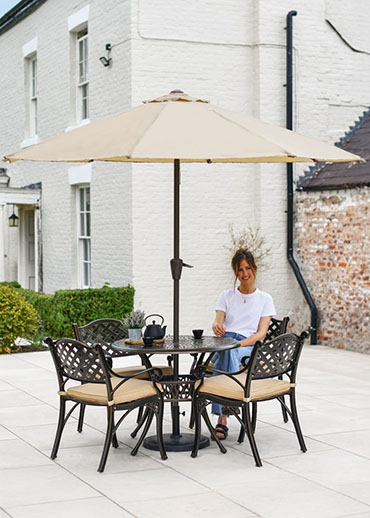 Four Seater Garden Dining Sets